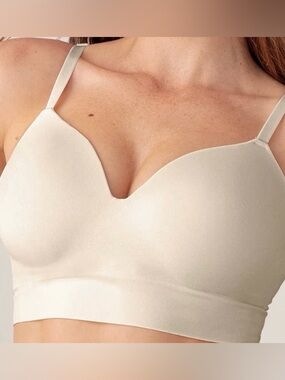 BNWT Truekind® Supportive Comfort Wireless Shaping Bra SIZE 3X IN CHAI